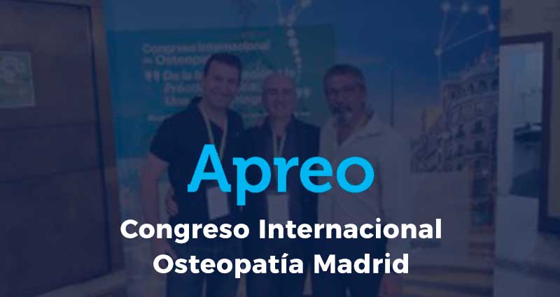 La APREO, presente en el Congreso Internacional de Osteopatía de Madrid
