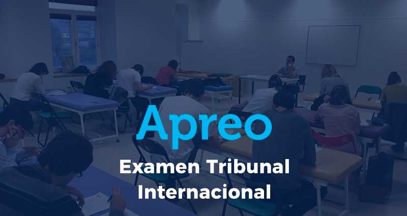 Examen del Tribunal Internacional Organizado por la Apreo 2017