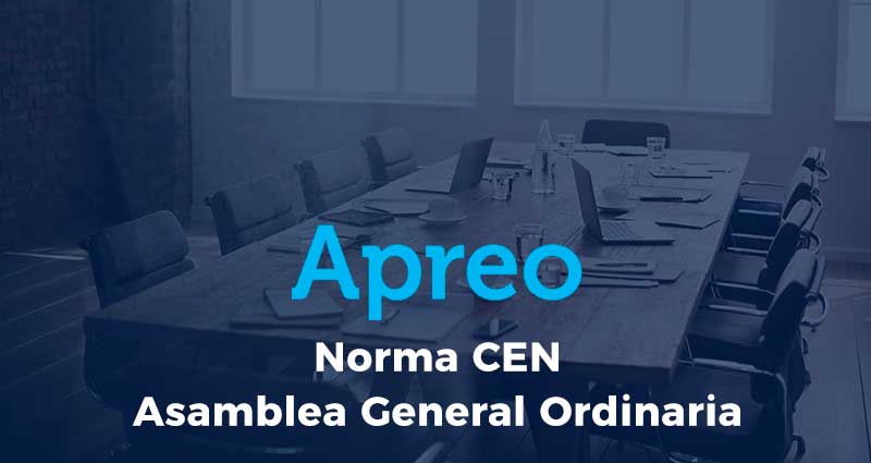 Presentación de Norma CEN y Asamblea General Ordinaria